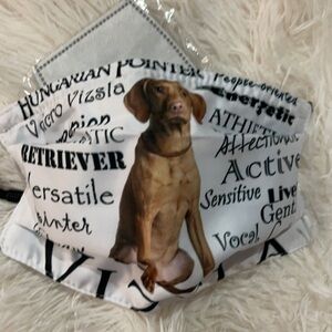 New Vizsla face mask